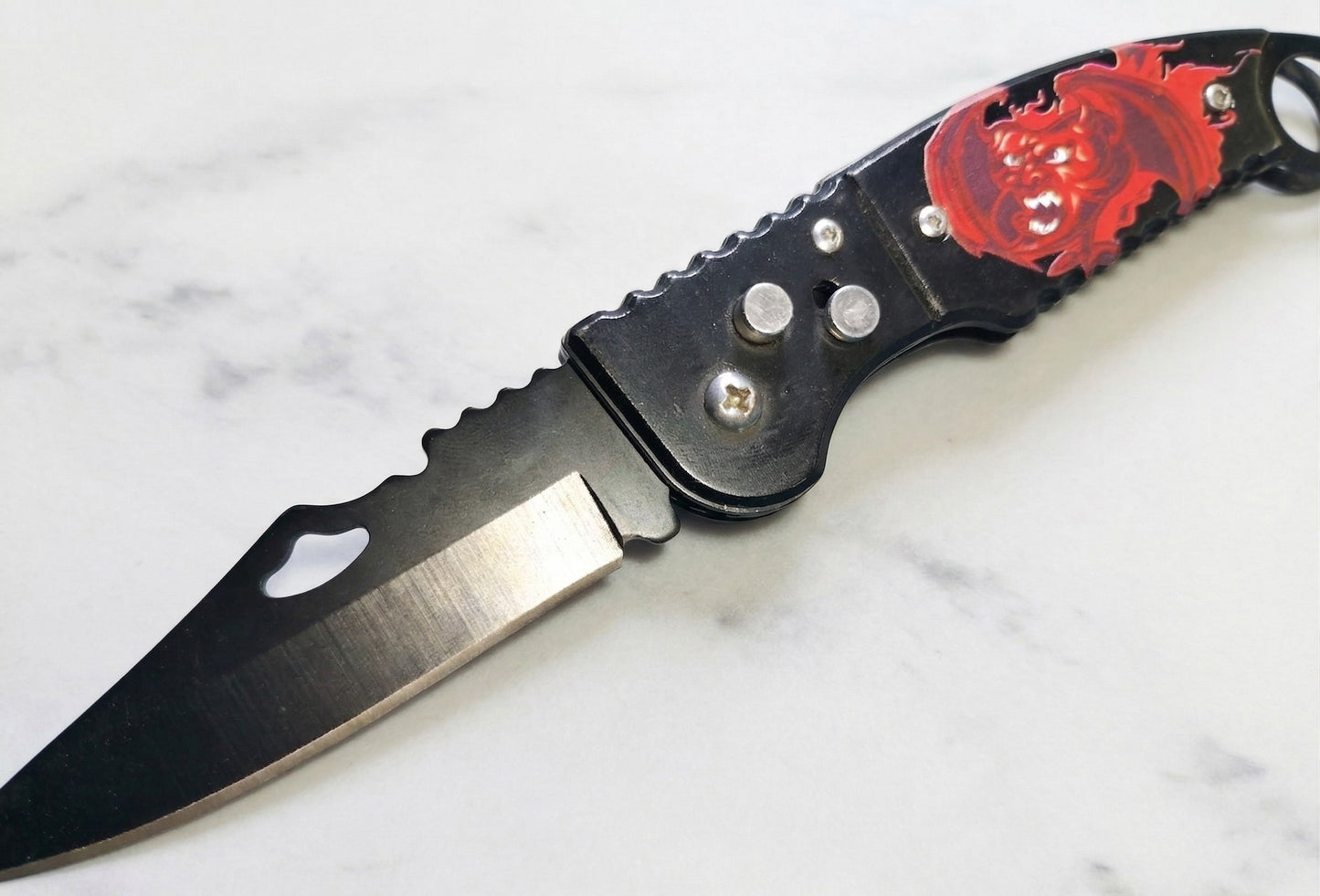 Navaja Táctica "Red Demon" Edición Black