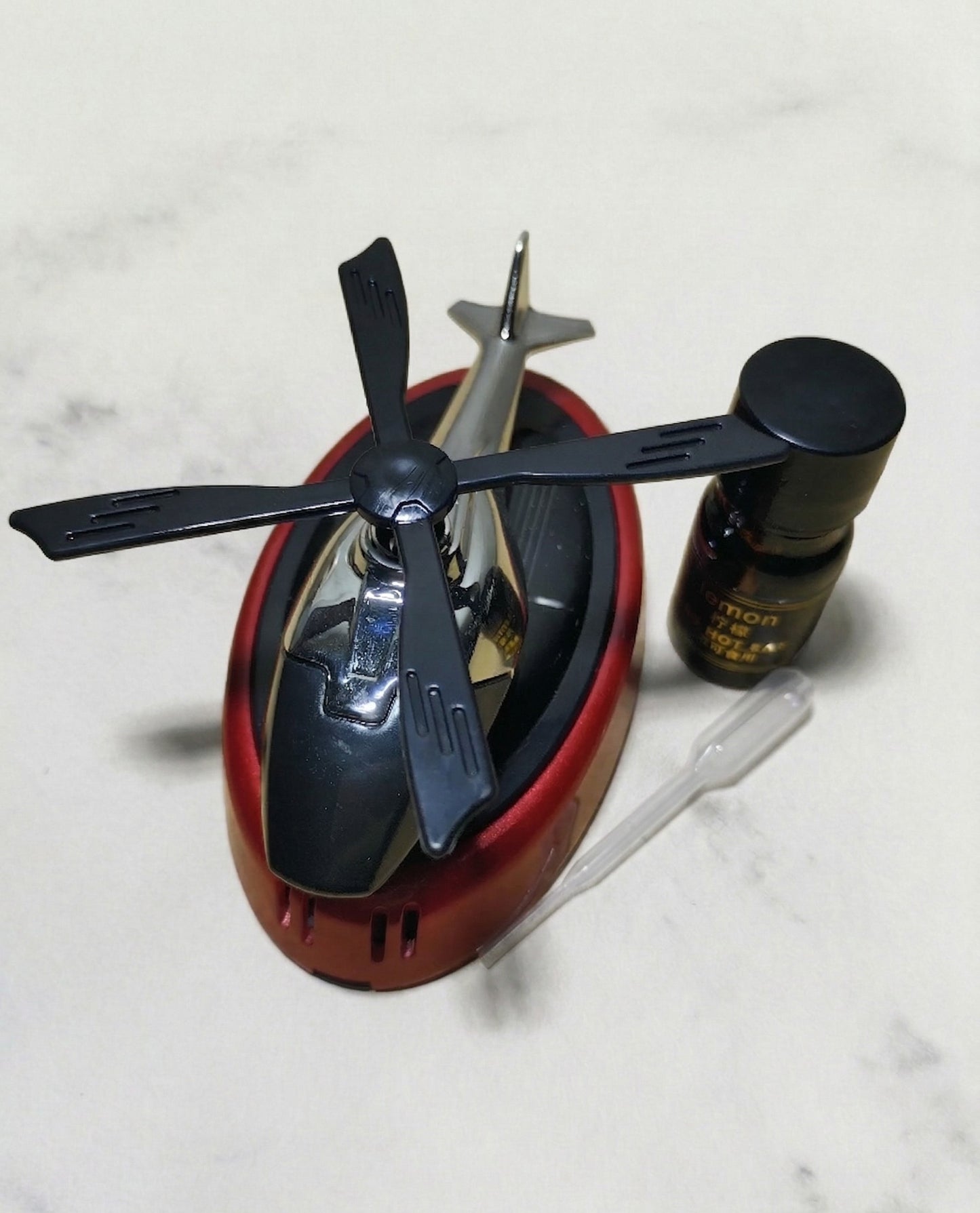Aromatizante Solar para Carro – Diseño Helicóptero