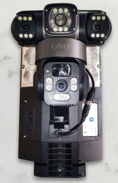 Cámara de Seguridad Solar 4G con Lámpara – Triple Visión y Máxima Cobertura