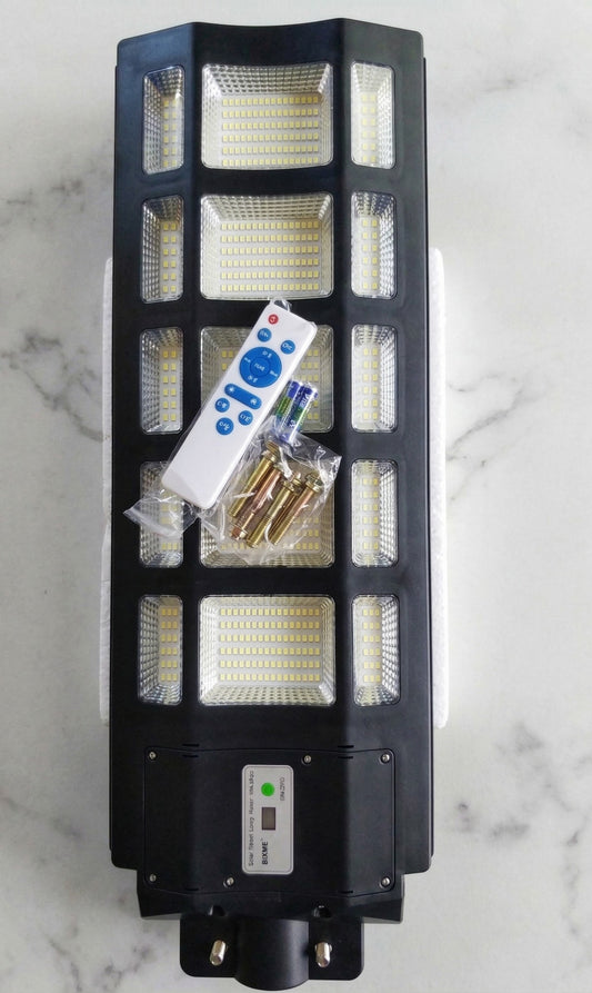 Lámpara Solar  Industrial 500W IP67 con Sensor de Movimiento - Marca Rixme