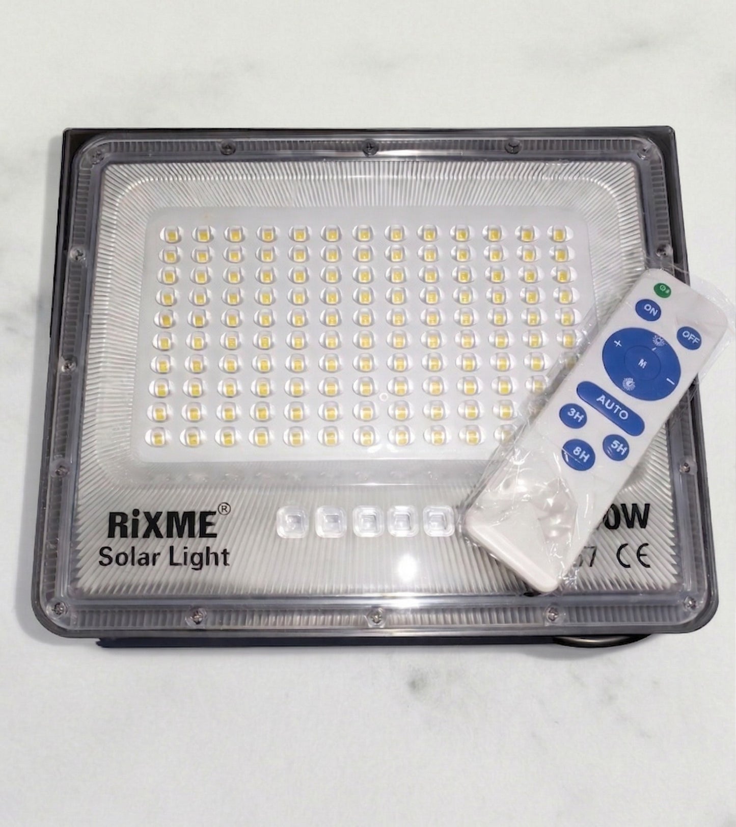 Reflector Solar LED 800W IP67 con Panel Independiente - Marca Rixme
