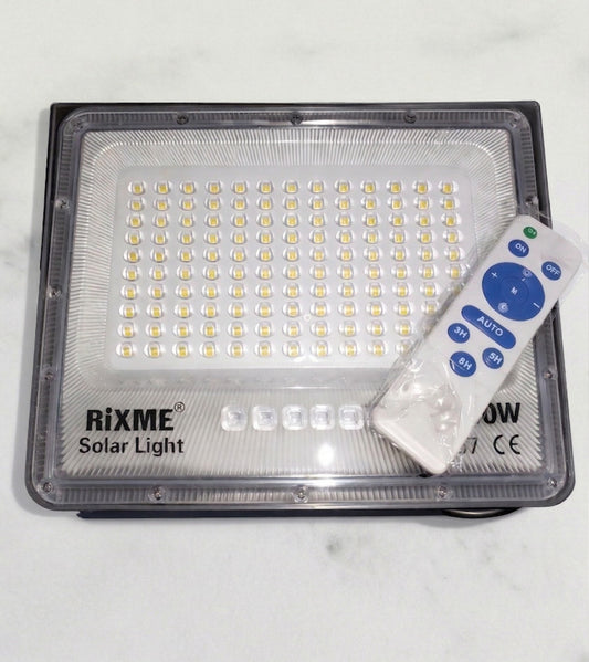 Reflector Solar LED 800W IP67 con Panel Independiente - Marca Rixme