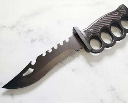 Cuchillo de Supervivencia Táctico "Iron Fist" con Kit de Emergencia