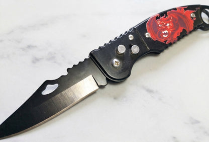 Navaja Táctica "Red Demon" Edición Black