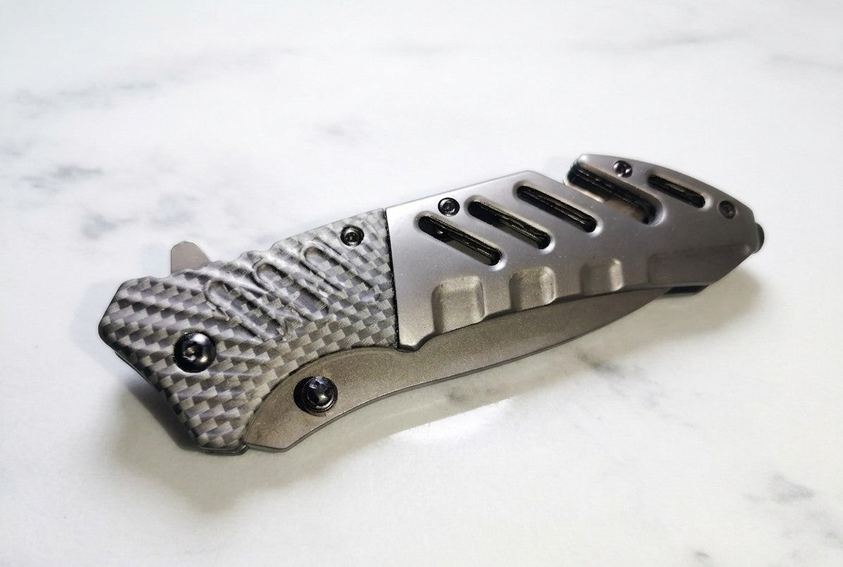 Navaja Táctica "Carbon Elite" con Corta-cinturones