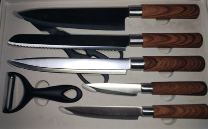 Set de Cuchillos de Cocina Profesional de 7 Piezas