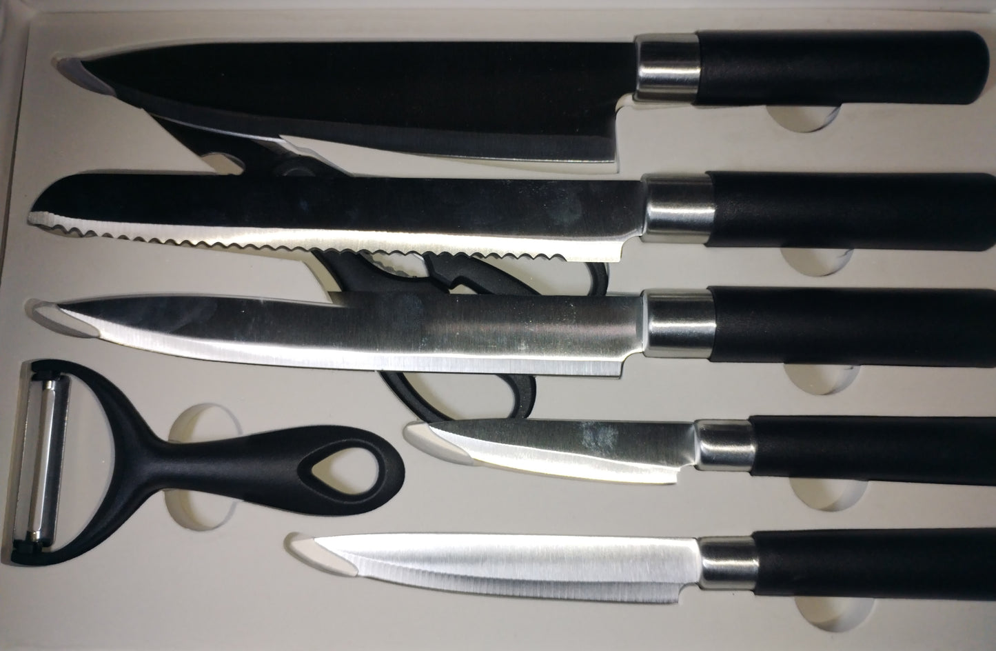 Set de Cuchillos de Cocina Profesional de 7 Piezas