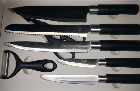Set de Cuchillos de Cocina Profesional de 7 Piezas