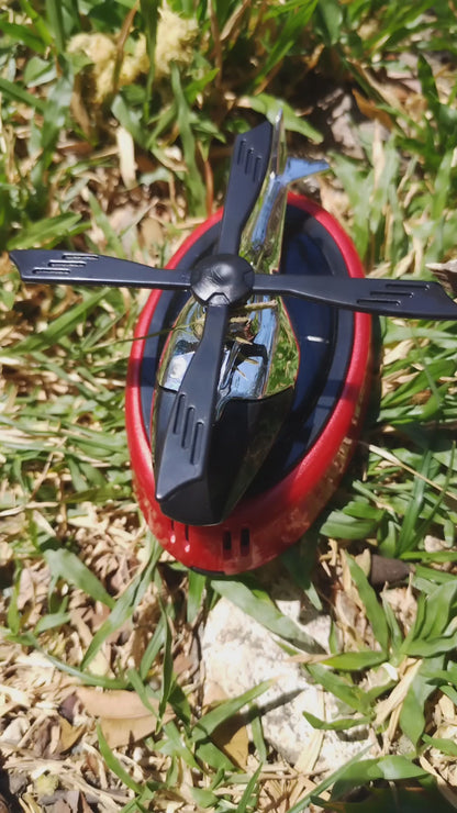 Aromatizante Solar para Carro – Diseño Helicóptero